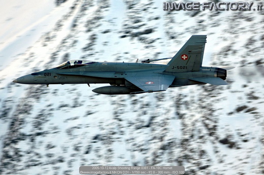 2005-10-12 Axalp Shooting Range 0381 - FA-18C Hornet